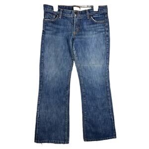 James Womens Bootcut Leg Jeans Size 30 Distressed on The Pockets 100% Cotton